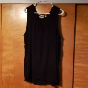 Black Flowy Tank Top